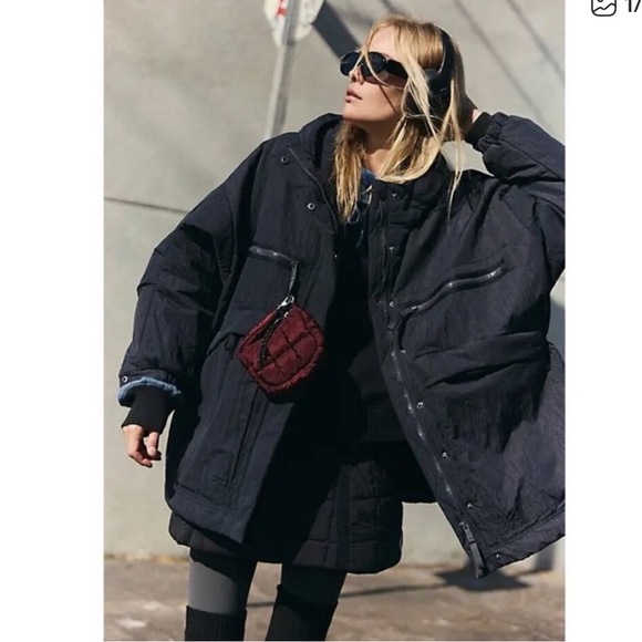 FP Movement by Free People Black Billie Puffer Coat - Picture 2 of 6